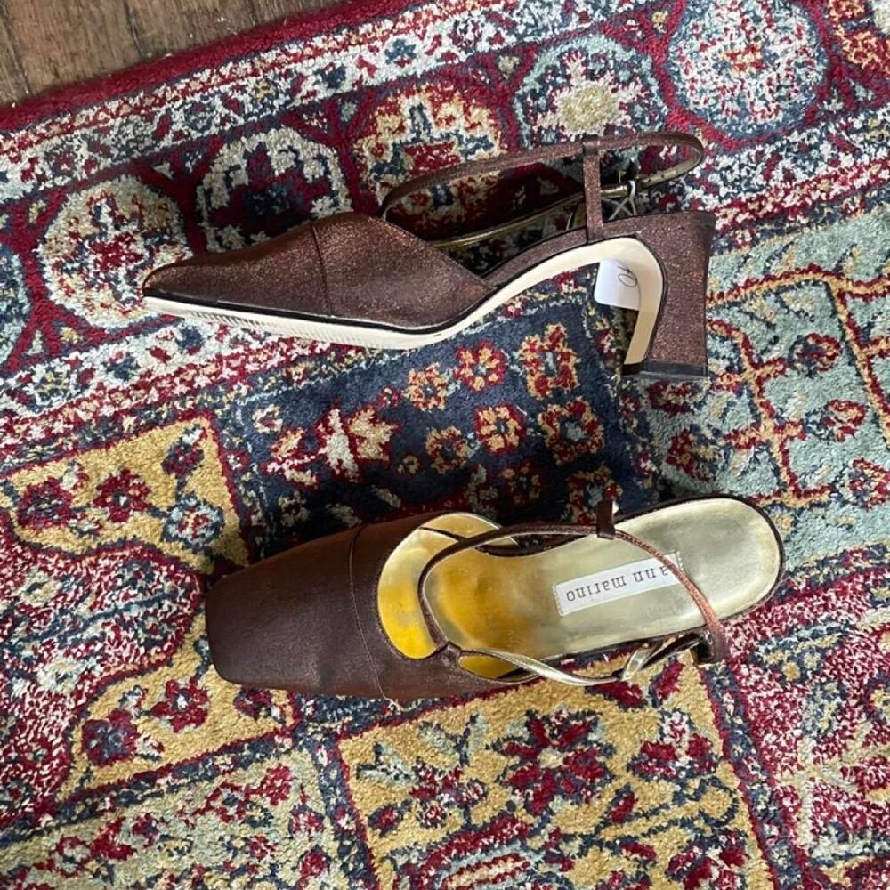 Ann-marino Women's Brown and Burgundy Footwear
